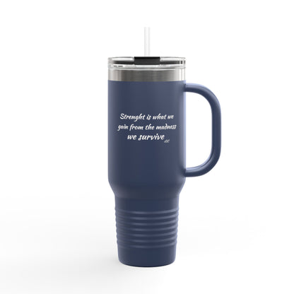 Inspirational Insulated Travel Mug - 40oz, Perfect for Adventurers & Daily Motivation