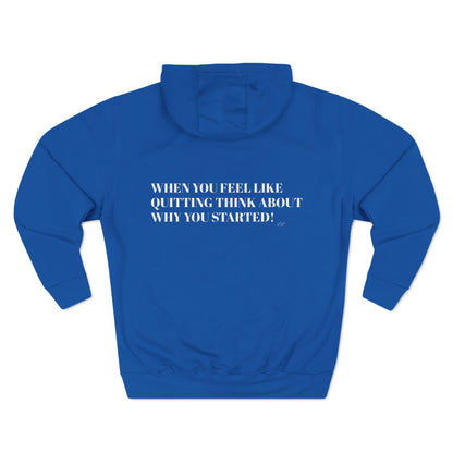 Inspirational Success Key Fleece Hoodie - Motivational Quote