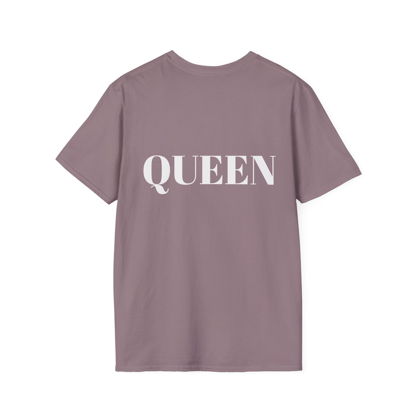 Queen Unisex Softstyle T-Shirt - Empowering Graphic Tee for Women