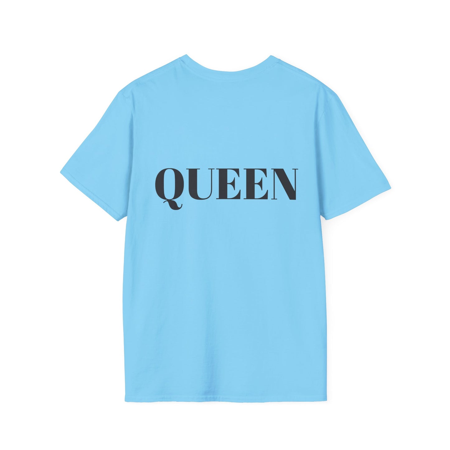 Queen Unisex Softstyle T-Shirt - Empowering Graphic Tee for Women