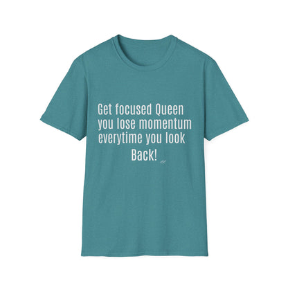 Queen Unisex Softstyle T-Shirt - Empowering Graphic Tee for Women