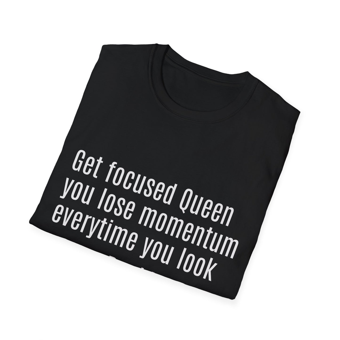 Queen Unisex Softstyle T-Shirt - Empowering Graphic Tee for Women