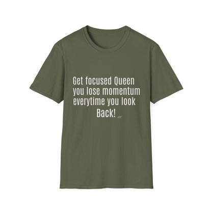 Queen Unisex Softstyle T-Shirt - Empowering Graphic Tee for Women