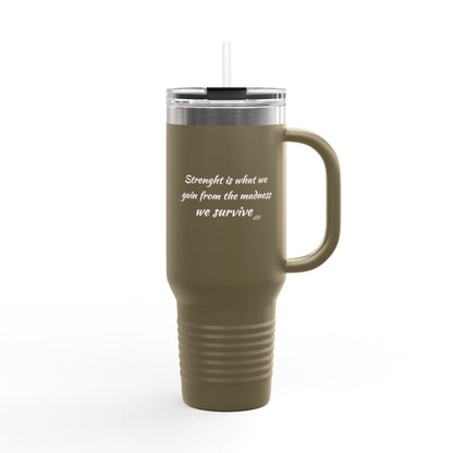 Inspirational Insulated Travel Mug - 40oz, Perfect for Adventurers & Daily Motivation