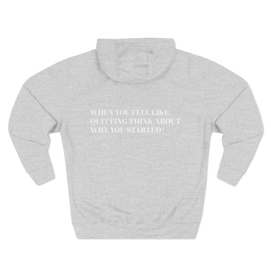 Inspirational Success Key Fleece Hoodie - Motivational Quote