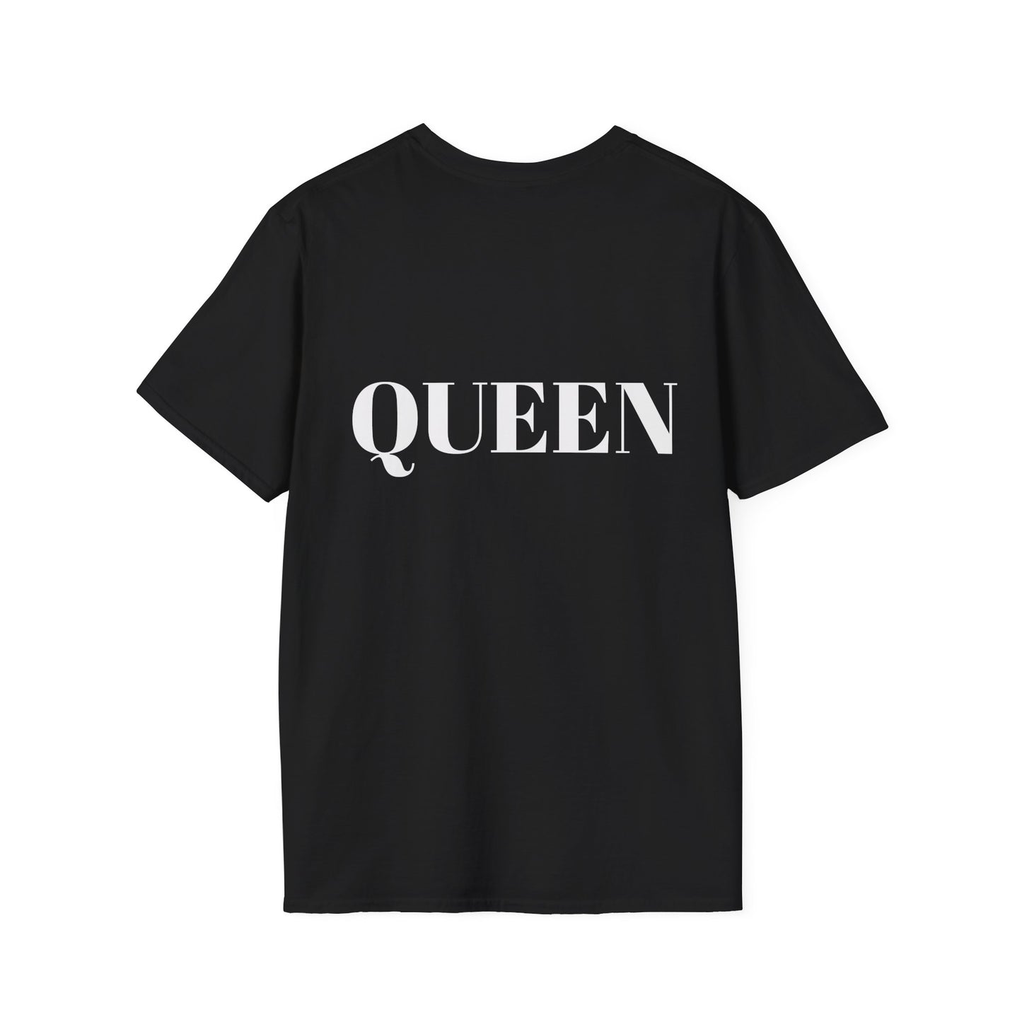 Queen Unisex Softstyle T-Shirt - Empowering Graphic Tee for Women