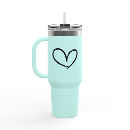 Inspirational Insulated Travel Mug - 40oz, Perfect for Adventurers & Daily Motivation