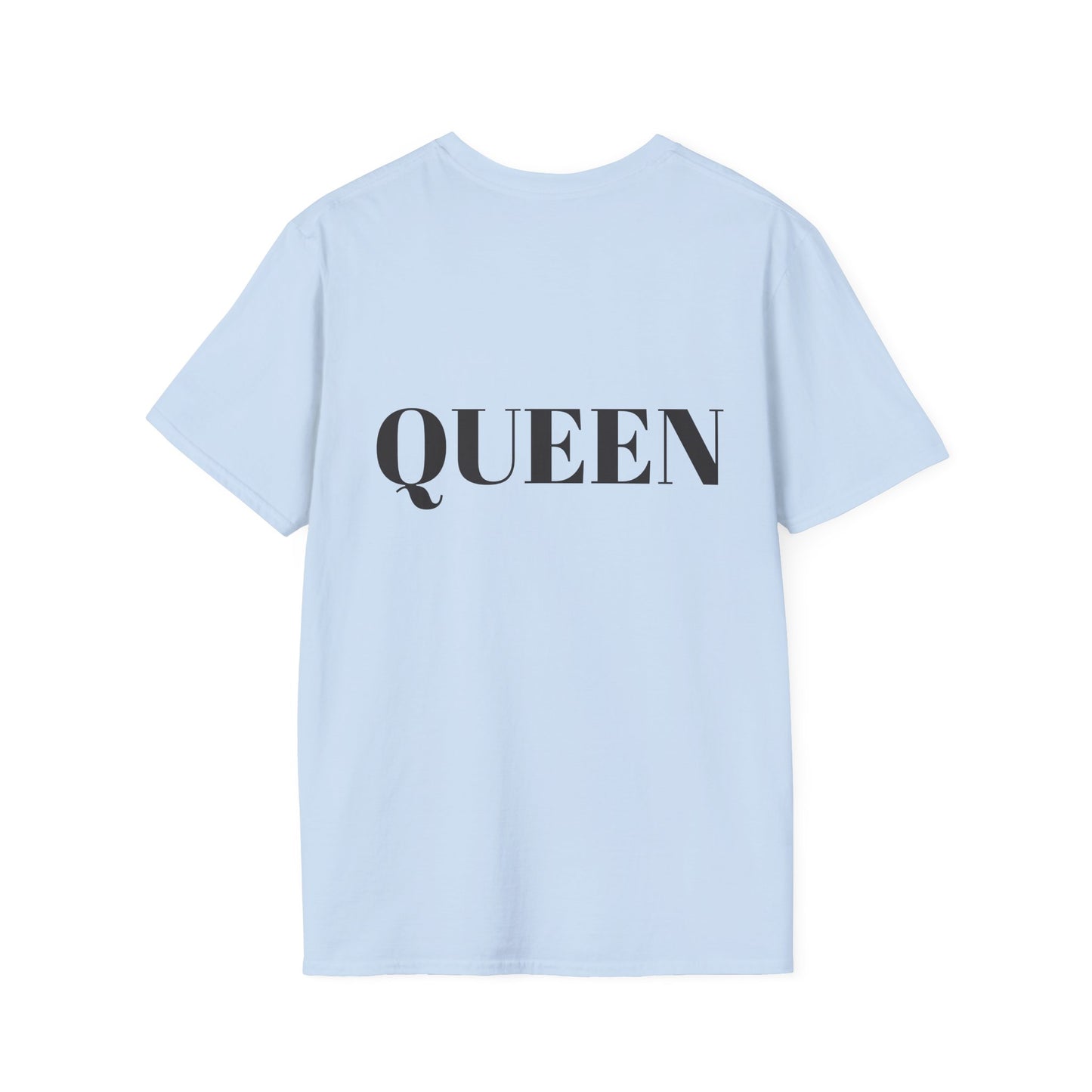 Queen Unisex Softstyle T-Shirt - Empowering Graphic Tee for Women