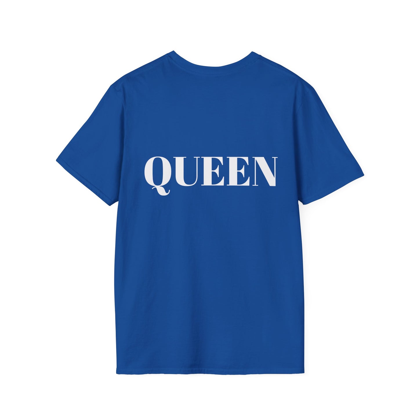 Queen Unisex Softstyle T-Shirt - Empowering Graphic Tee for Women