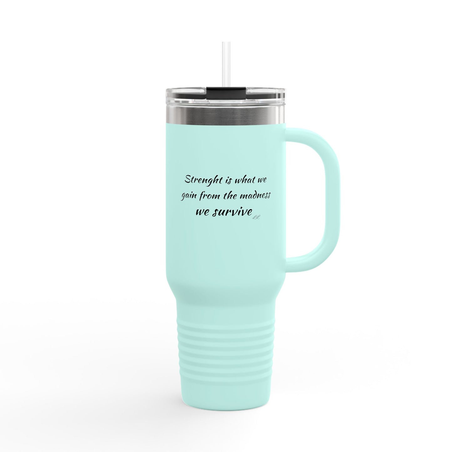 Inspirational Insulated Travel Mug - 40oz, Perfect for Adventurers & Daily Motivation