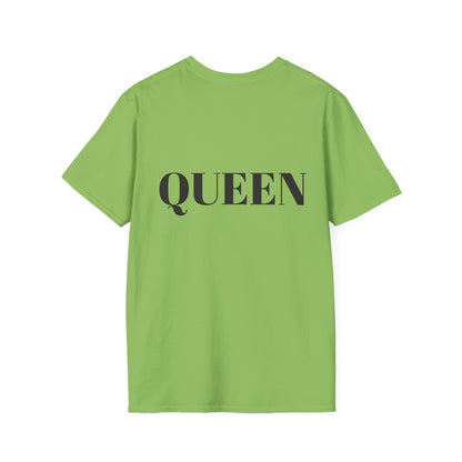 Queen Unisex Softstyle T-Shirt - Empowering Graphic Tee for Women