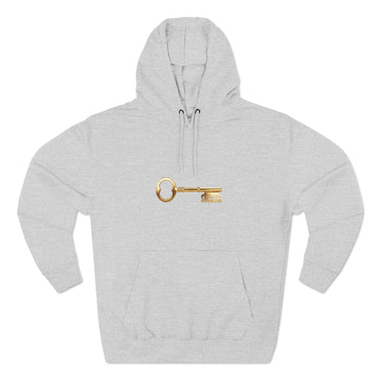 Inspirational Success Key Fleece Hoodie - Motivational Quote