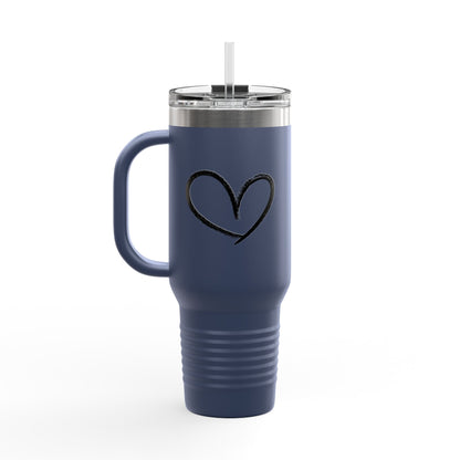 Inspirational Insulated Travel Mug - 40oz, Perfect for Adventurers & Daily Motivation