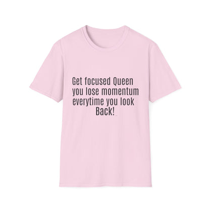 Queen Unisex Softstyle T-Shirt - Empowering Graphic Tee for Women