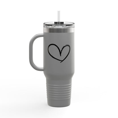 Inspirational Insulated Travel Mug - 40oz, Perfect for Adventurers & Daily Motivation